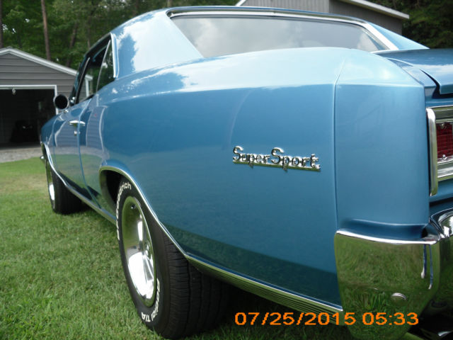 1966 Blue Chevrolet Chevelle Coupe
