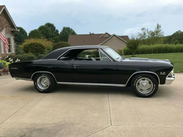 1966 Black Chevrolet Chevelle Coupe