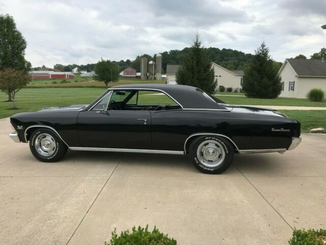 1966 Black Chevrolet Chevelle Coupe