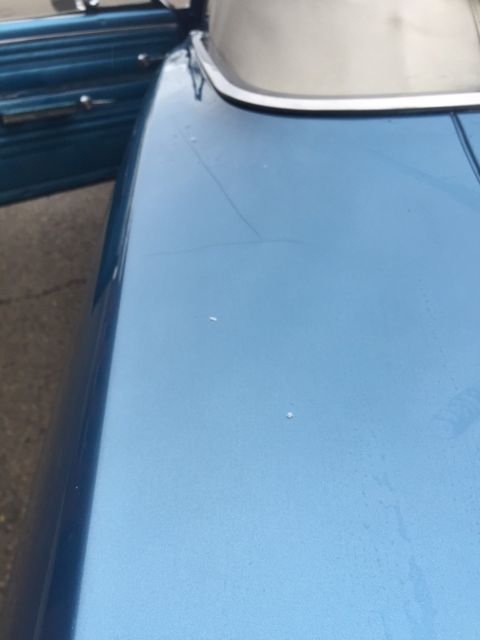 1966 Blue Chevrolet Chevelle Convertible