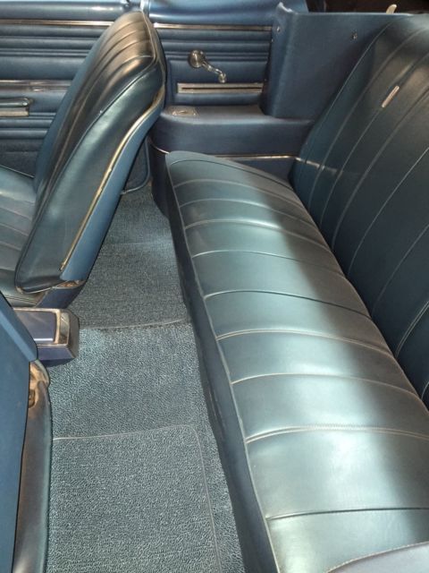 1966 Blue Chevrolet Chevelle Convertible