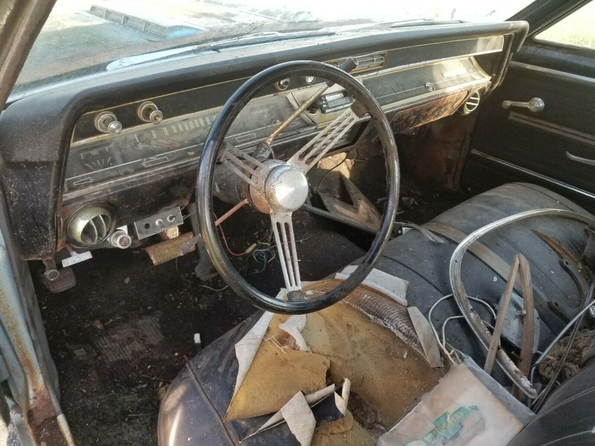 1966 Blue Chevrolet Chevelle Coupe