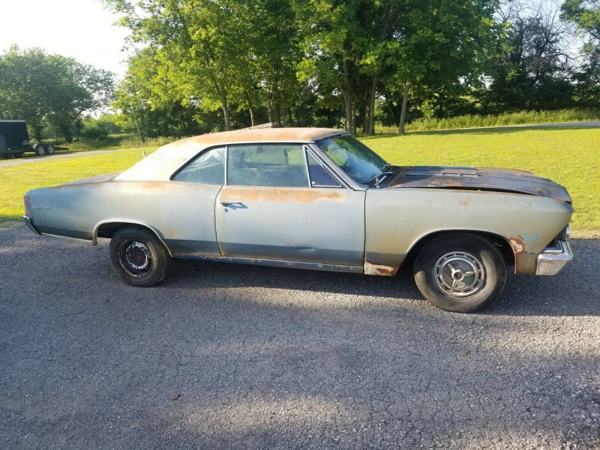1966 Blue Chevrolet Chevelle Coupe