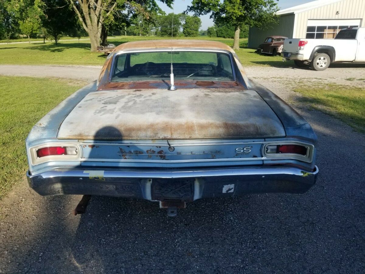 1966 Blue Chevrolet Chevelle Coupe
