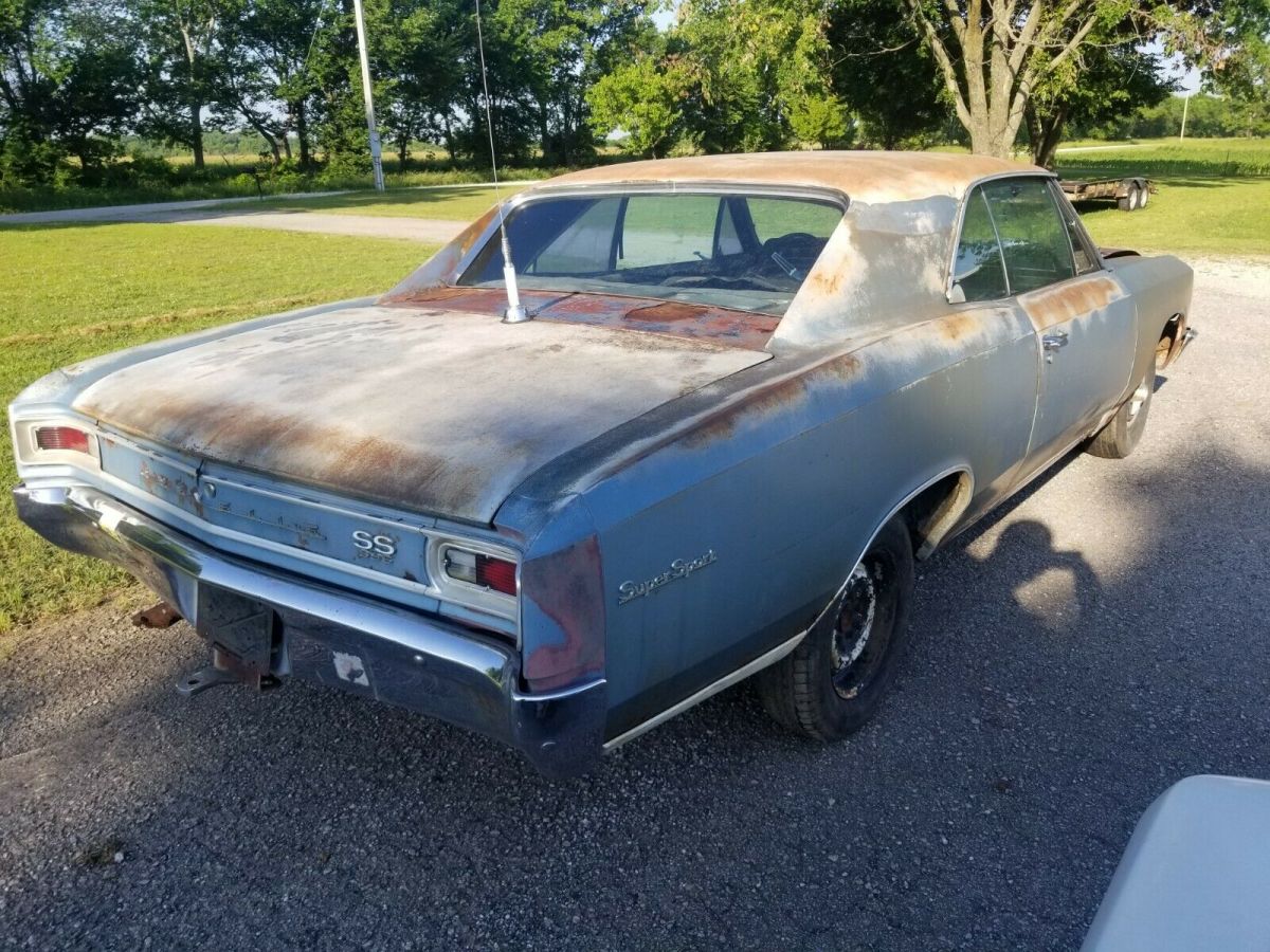 1966 Blue Chevrolet Chevelle Coupe
