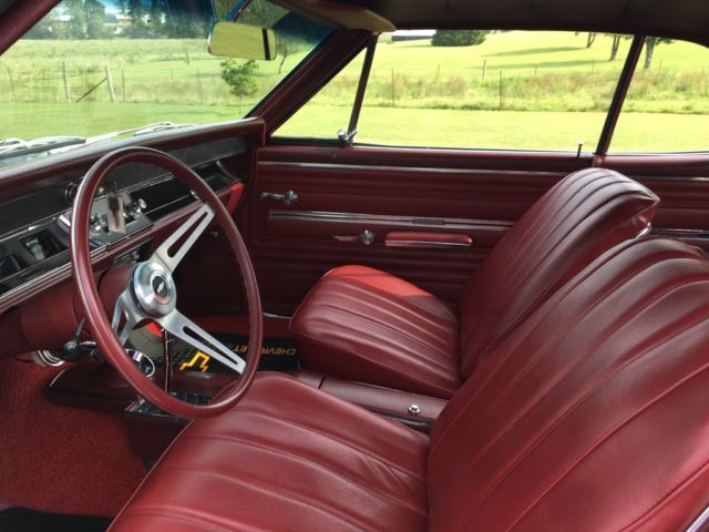 1966 Black Chevrolet Chevelle 2 Door Hardtop