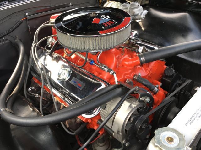 1966 Black Chevrolet Chevelle 2 Door Hardtop