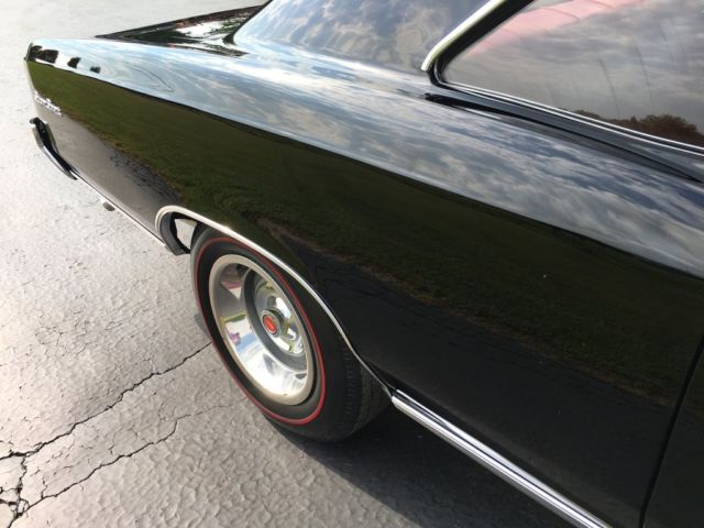 1966 Black Chevrolet Chevelle 2 Door Hardtop