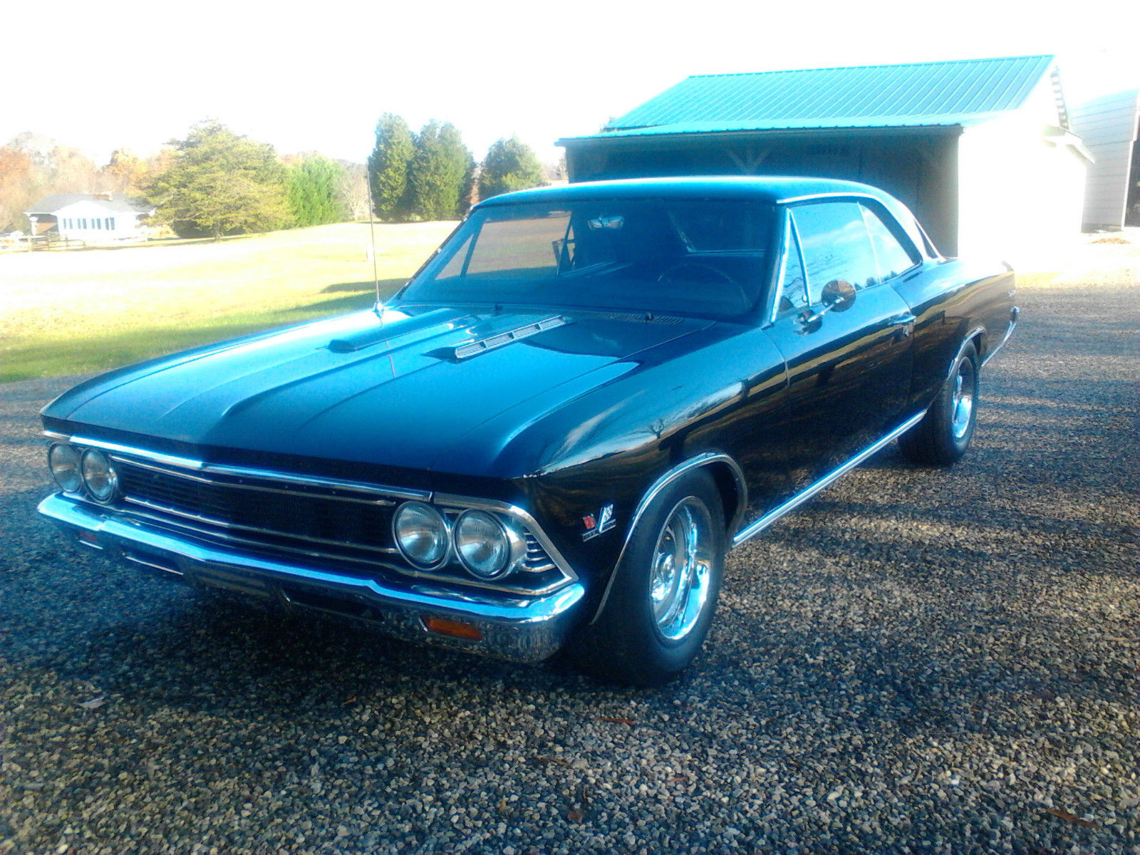 1966 Red Chevrolet Chevelle Coupe