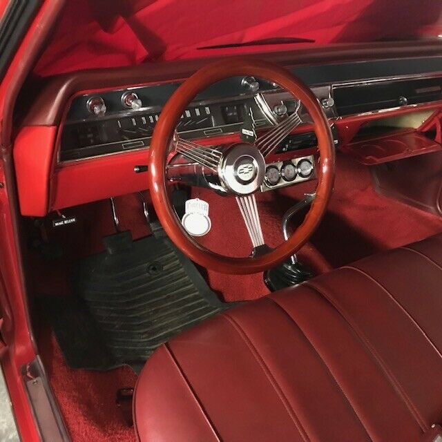 1966 Red Chevrolet Chevelle Coupe