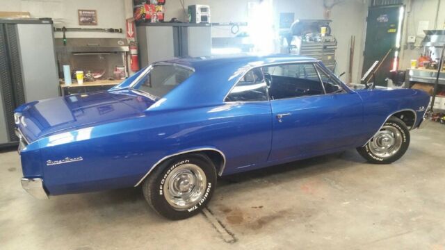 1966 Blue Chevrolet Chevelle Coupe