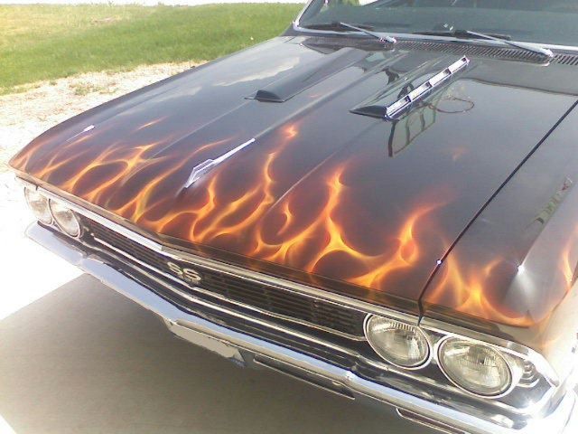 1966 Black Chevrolet Chevelle
