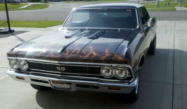 1966 Black Chevrolet Chevelle
