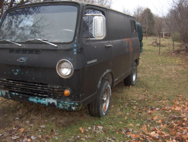 1966 Black Chevrolet C-10 Van Camper