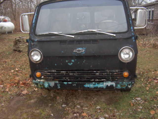 1966 Black Chevrolet C-10 Van Camper