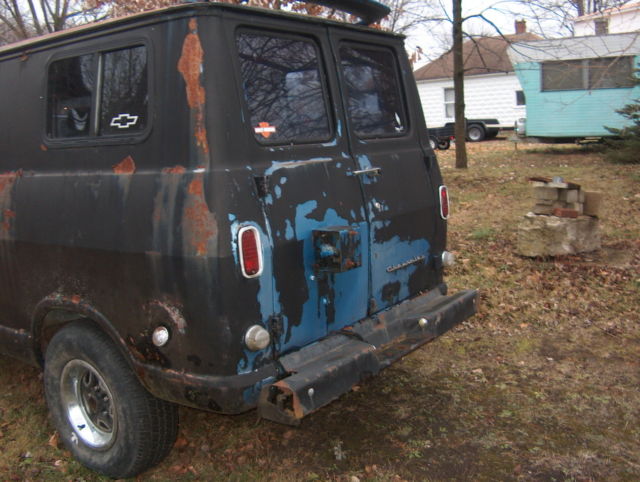 1966 Black Chevrolet C-10 Van Camper