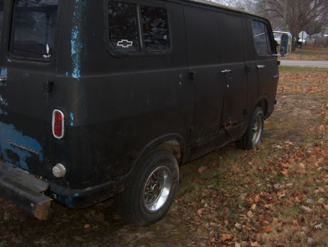 1966 Black Chevrolet C-10 Van Camper