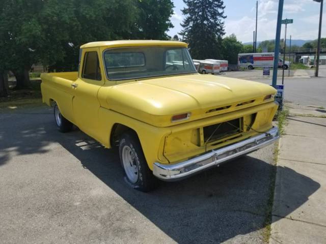 1966 Yellow Chevrolet C-10