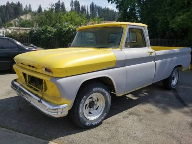 1966 Yellow Chevrolet C-10