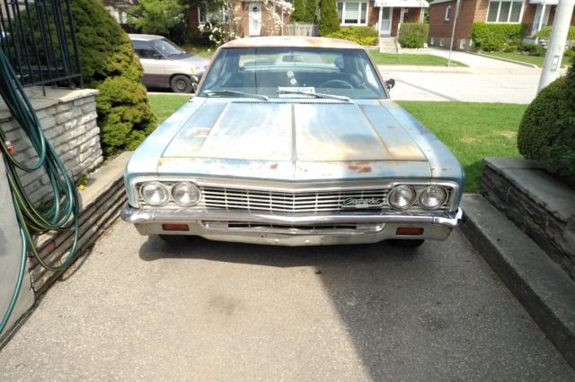 1966 Patina/Blue Chevrolet Bel Air/150/210 Sedan