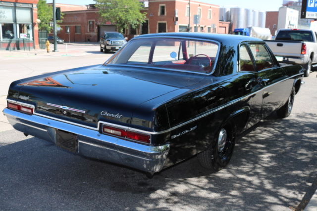 1966 Black Chevrolet Bel Air/150/210 Coupe
