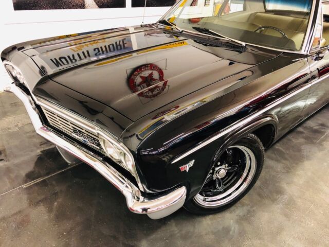 1966 Black Chevrolet Bel Air/150/210 Coupe