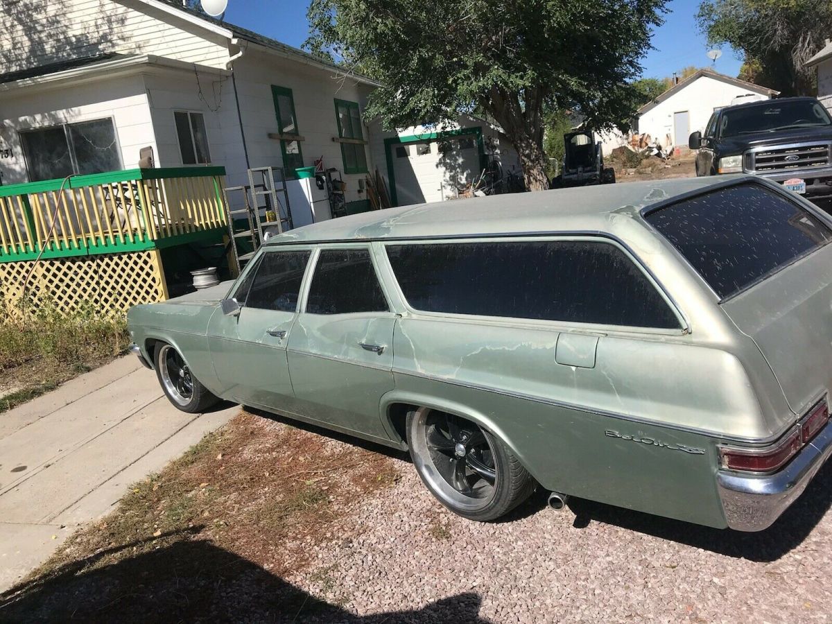 1966 Blue Chevrolet Bel Air Coupe