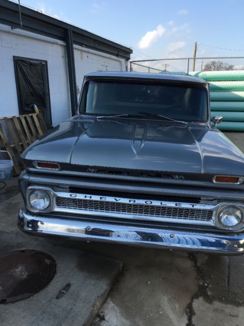 1966 Gray Chevrolet C-10 Standard Cab Pickup