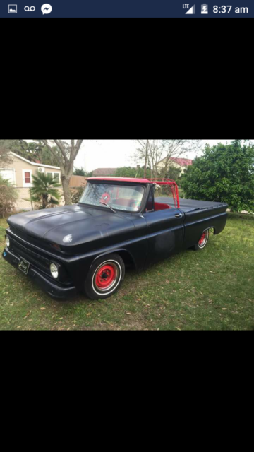 1966 Black Chevrolet C-10