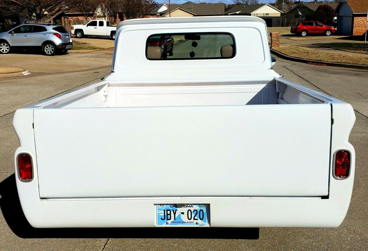1966 White Chevrolet C-10 Fleetside