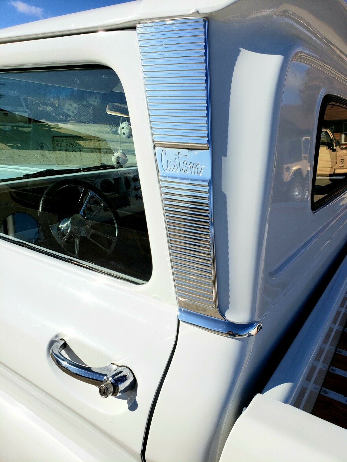 1966 White Chevrolet C-10 Fleetside