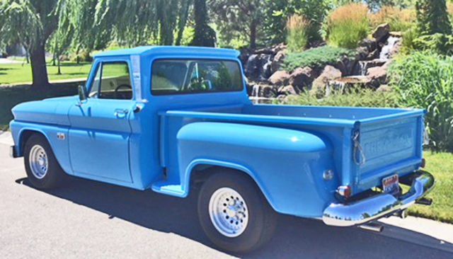 1966 Blue Chevrolet C-10 Standard Cab Pickup