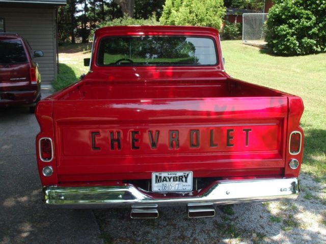 1966 Red Chevrolet C-10 Standard Cab Pickup