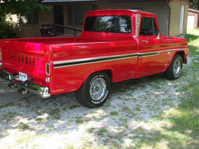 1966 Red Chevrolet C-10 Standard Cab Pickup