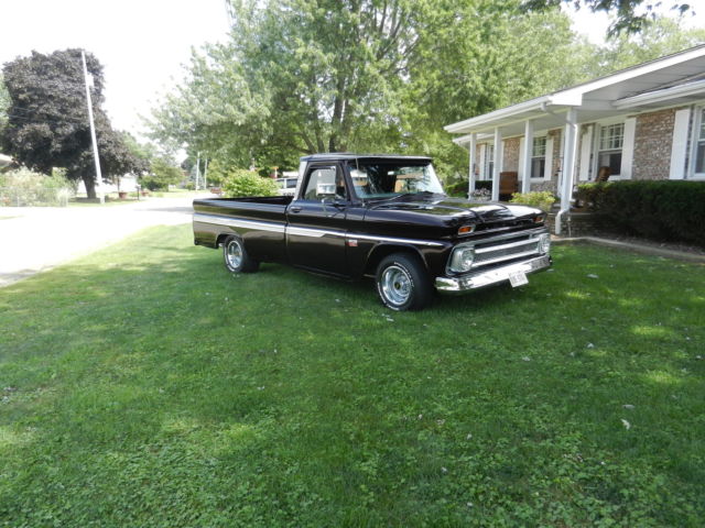 1966 Black/Cherry Chevrolet C-10 Standard Cab Pickup