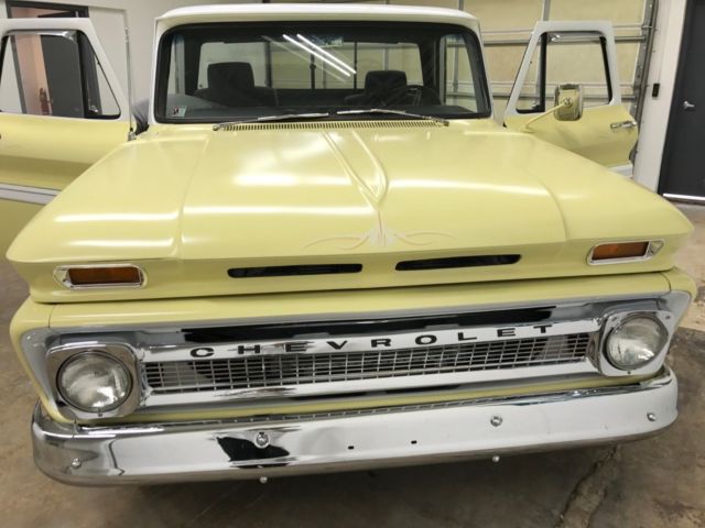 1966 Yellow Chevrolet C-10 Crew Cab Pickup