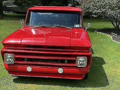 1966 Red Chevrolet C-10 Pickup