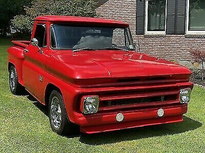 1966 Red Chevrolet C-10 Pickup