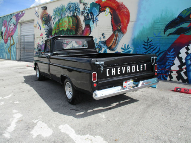 1966 Black Chevrolet C-10 Standard Cab Pickup