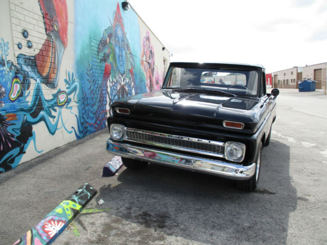 1966 Black Chevrolet C-10 Standard Cab Pickup