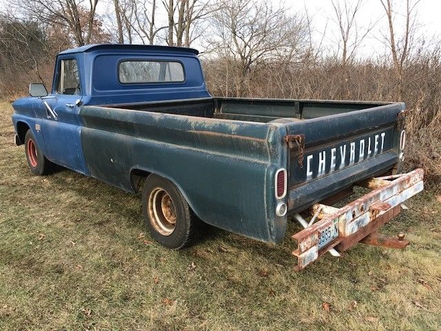 1966 Blue Chevrolet C-10 Standard Cab Pickup