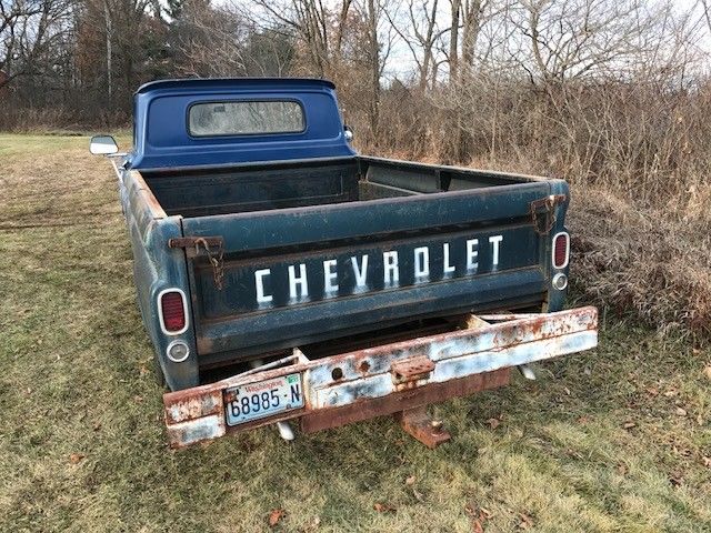 1966 Blue Chevrolet C-10 Standard Cab Pickup