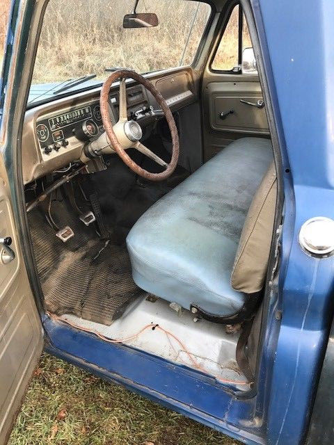 1966 Blue Chevrolet C-10 Standard Cab Pickup