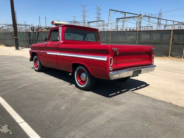 1966 Red Chevrolet C-10 Standard Cab Pickup