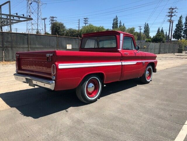 1966 Red Chevrolet C-10 Standard Cab Pickup