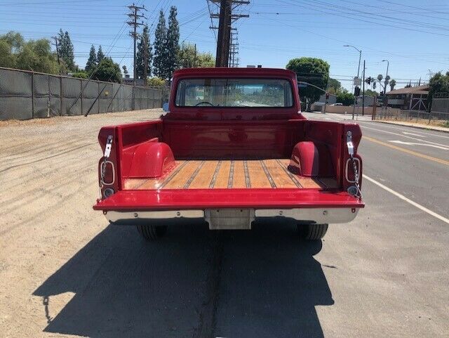1966 Red Chevrolet C-10 Standard Cab Pickup