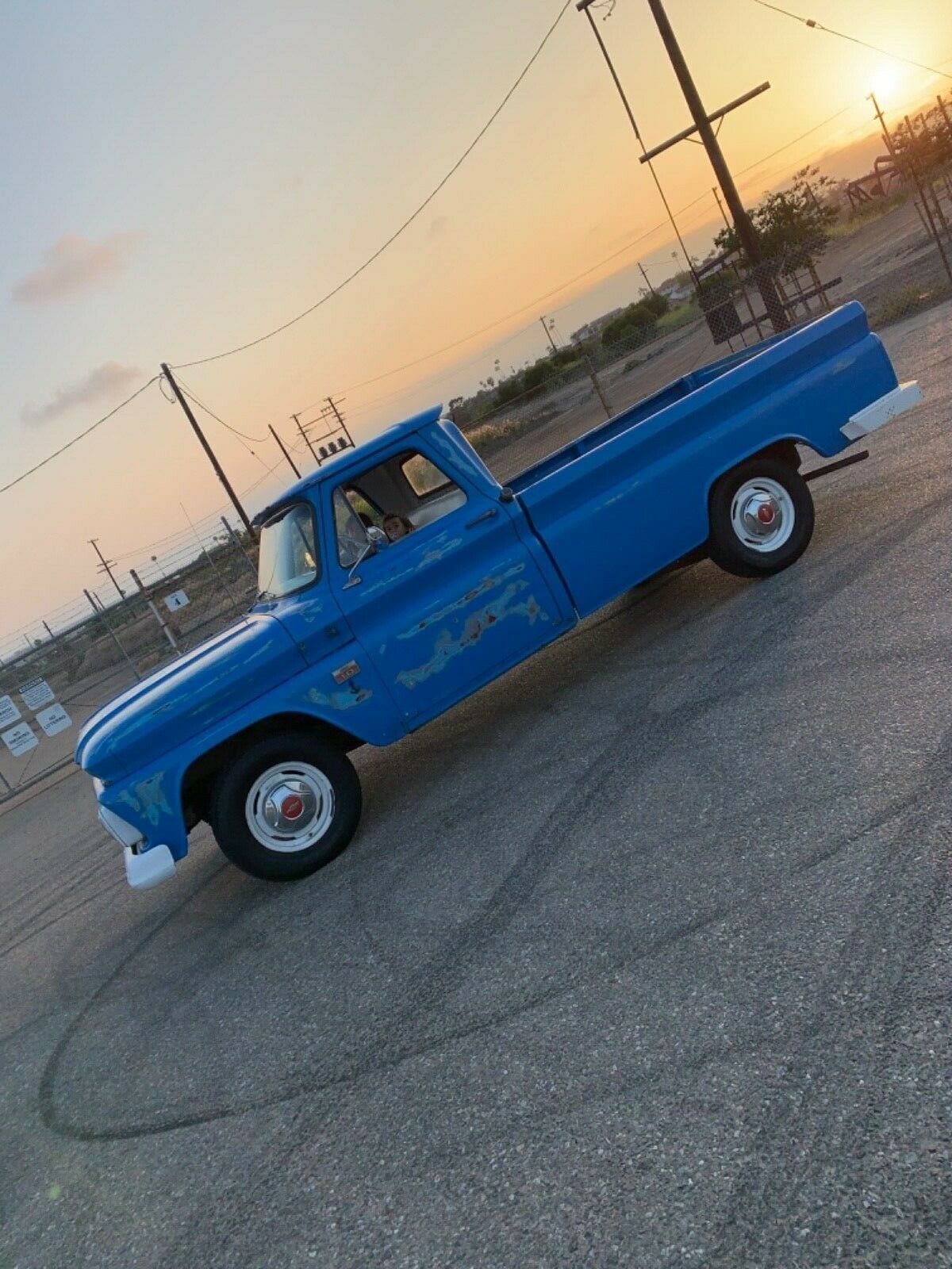 1966 Blue Chevrolet C-10 Pick up
