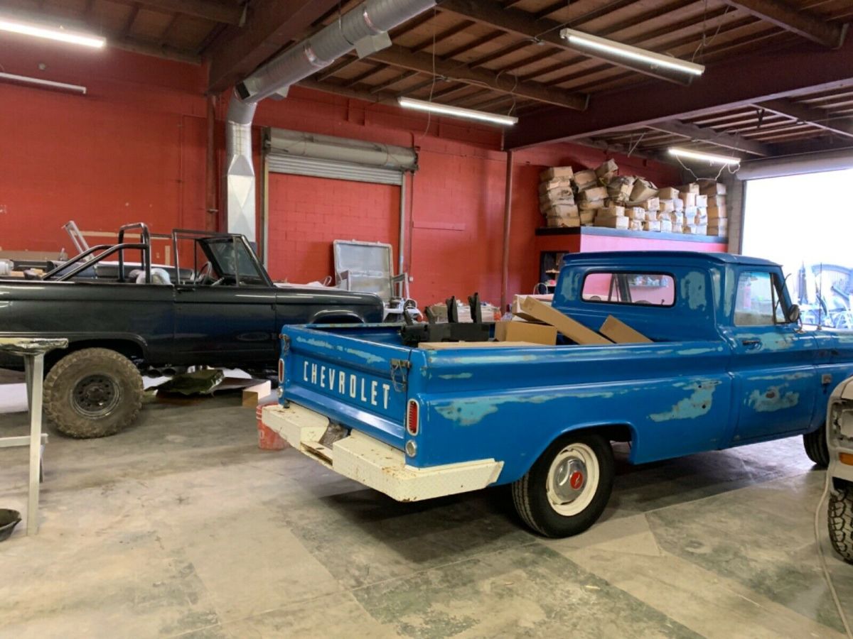 1966 Blue Chevrolet C-10 Pick up