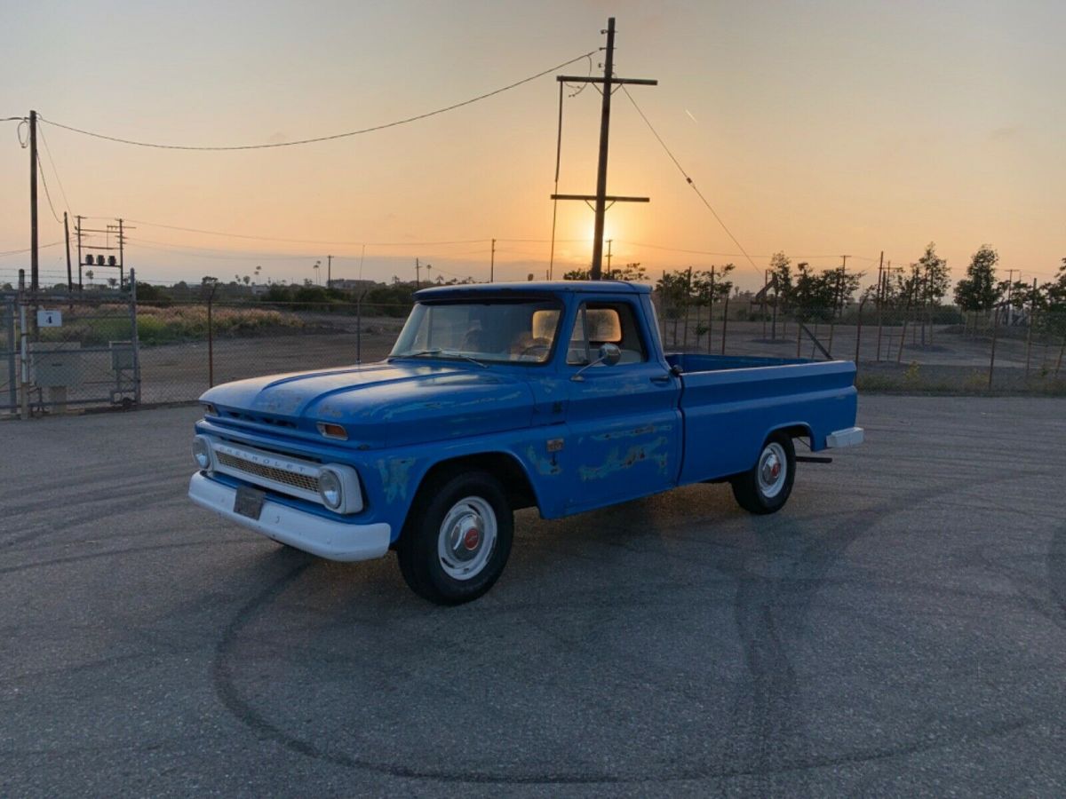 1966 Blue Chevrolet C-10 Pick up