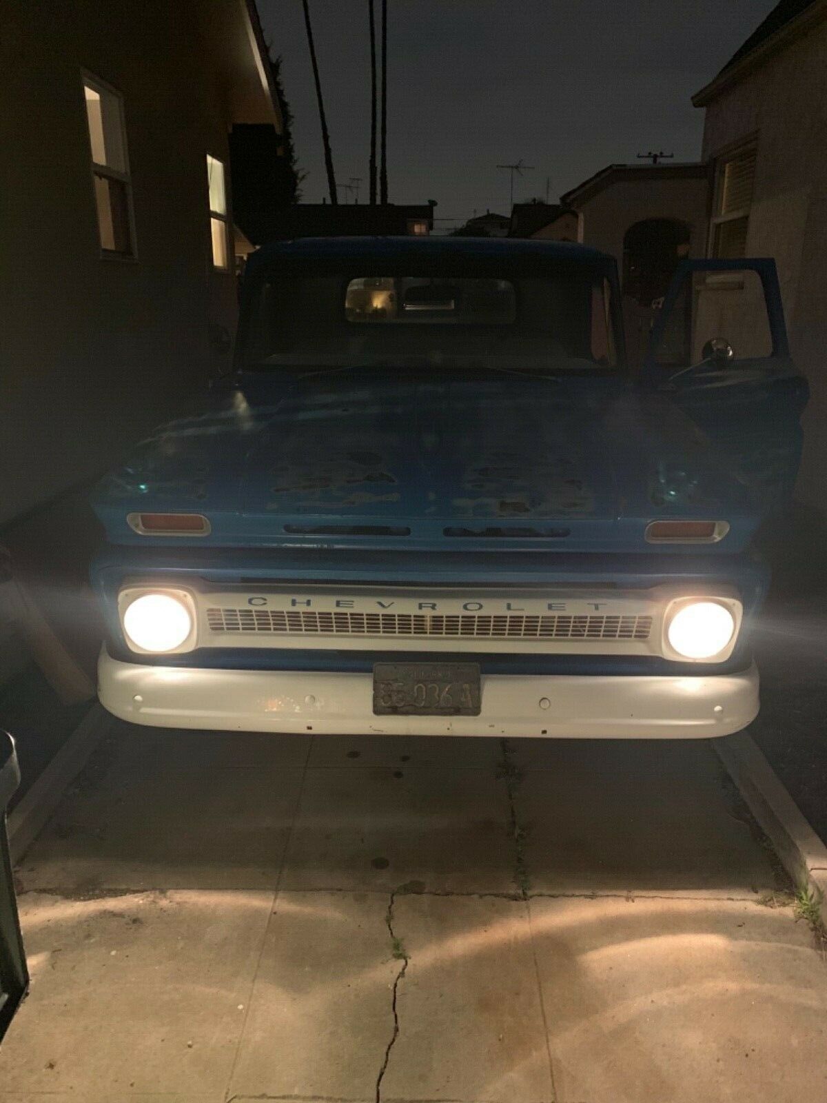 1966 Blue Chevrolet C-10 Pick up